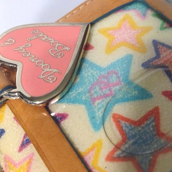 Dooney Bourke Rainbow 🌈 Zipper colorful ✨ ⭐ Compartments ID 🪟 🛍️🎁 NWT - Picture 8 of 10